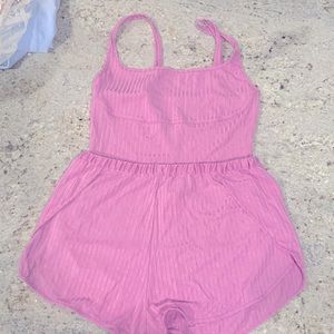 Fleur du mal tank top and short set